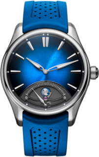 H. Moser & Cie Pioneer Retrograde Seconds Midnight Blue 3250-1200