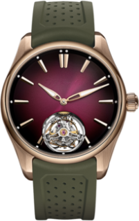 H. Moser & Cie Pioneer Tourbillon Burgundy 3805-0400