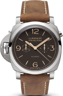 Officine Panerai Special Editions 2014 Luminor 1950 Chrono Monopulsante Left-Handed 8 Days Titanio PAM00579