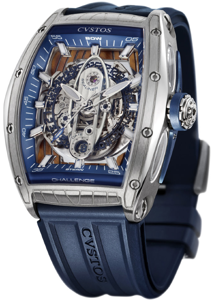 Часы Cvstos Hour Minute Seconde Challenge New Sea-liner SL N Steel