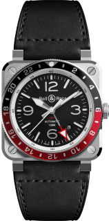 Bell & Ross Instruments New BR 03-93 GMT BR0393-BL-ST/SCA