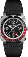 Bell & Ross Instruments New BR 03-93 GMT BR0393-BL-ST/SCA