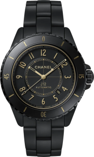 Chanel J12 Golden Black Watch Caliber 12.1 42 mm H11060