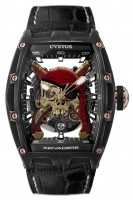 Cvstos Hour Minute Seconde Challenge Jetliner 2 Inkskull Pirate Gun CVT-JET2-IS-PRG-CP5N BST