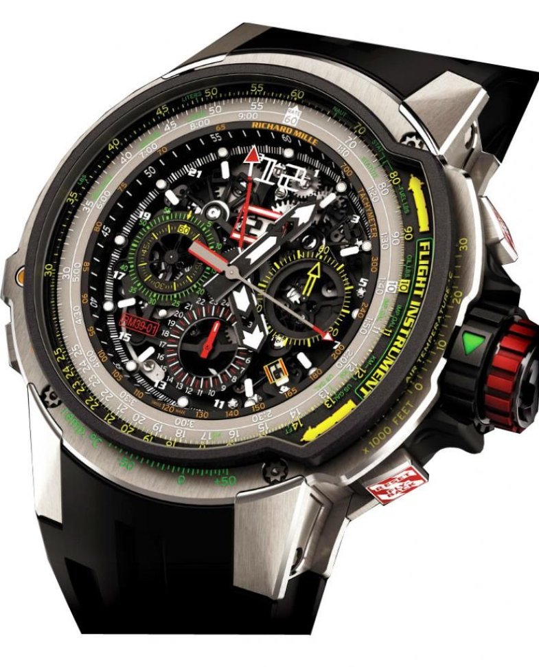 Richard Mille Automatic Aviation E6-B Flyback Chronograph RM 39-01