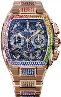 Cvstos Metropolitan Chrono 5N Red Gold Blue SQLT Rainbow F00112.4223003