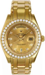 Rolex Day-Date Special Edition Yellow Gold Masterpiece Ladies 18948 CHD