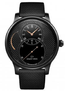 Jaquet Droz Grande Seconde Power Reserve Black Ceramic Clous De Paris J027035541