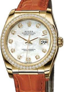 Rolex Datejust 36 Gold Ladies 116188