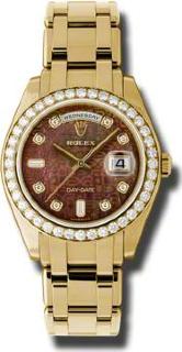 Rolex Day-Date Special Edition Yellow Gold Masterpiece Ladies 18948 DKMJD