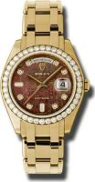 Rolex Day-Date Special Edition Yellow Gold Masterpiece Ladies 18948 DKMJD