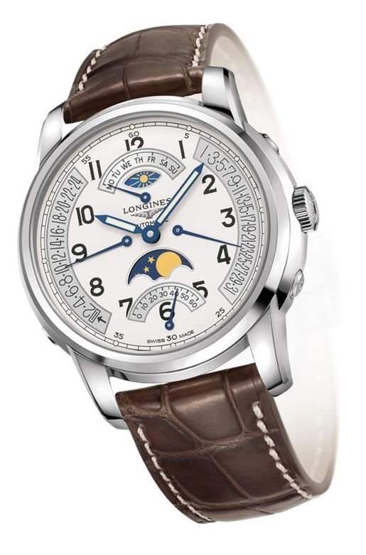 Часы с лунным календарем Часы The Longines Saint-Imier Collection L2.764.4.73.0 - купить в SWISSCHRONO.RU