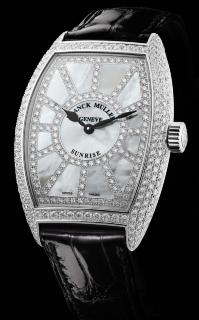Franck Muller Cintree Curvex Sunrise Pave Ladies 5852 QZ SNR D CD