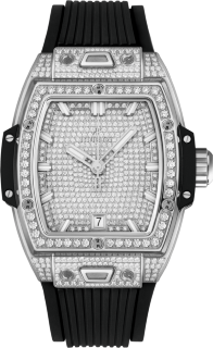 Hublot Shaped Spirit Of Big Bang Titanium Full Pave 662.NX.9000.RX.1604