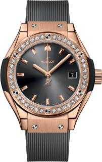 Hublot Classic Fusion Racing Grey King Gold Diamonds 591.OX.7080.RX.1204