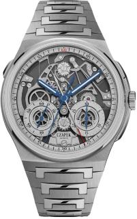 Czapek Antarctique Chronograph Rattrapante Silver Grey