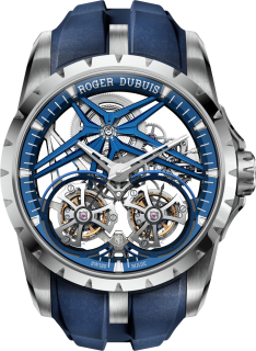 Roger Dubuis Excalibur Double Tourbillon Cobalt RDDBEX1109