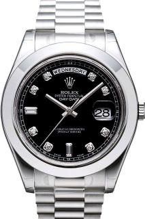 Rolex Day-Date II President Platinum 218206 BKDP