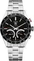 TAG Heuer Carrera Calibre S 1/100th sec Electro-Mechanical Chronograph 43 CV7A12.BA0795