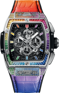 Hublot Shaped Spirit Of Big Bang Titanium Rainbow 642.NX.0117.LR.0999