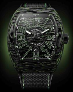 Franck Muller Mens Collection Vanguard V 45 SC DT Krypton Carbon.VE