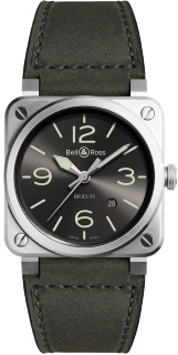 Bell&Ross Instruments BR 03-92 GREY LUM BR0392-GC3-ST/SCA
