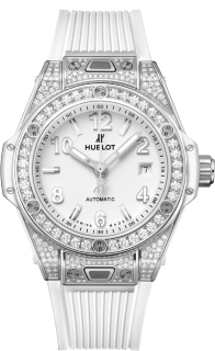 Hublot Big Bang One Click Steel White Pave 485.SE.2010.RW.1604