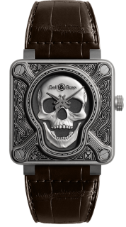 Bell & Ross Instruments BR 01 Burning Skull BR0192-SKULL-BURN