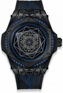 Hublot Big Bang Sang Bleu All Black Blue 39 mm 465.CS.1119.VR.1201.MXM18 Hublot Big Bang Sang Bleu All Black Blue 39 mm 465.CS.1119.VR.1201.MXM18