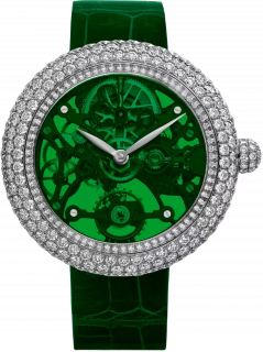 Jacob & Co Brilliant Skeleton Northern Lights Stainless Steel Green BS431.10.RD.QG.A