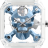 Bell & Ross Concept BR 01 Cyber Skull Sapphire Ice Blue BR01-CSKBLU-SAPHIR