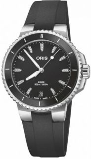 Oris Aquis With Date Marker Diamonds 01 733 7792 4194-07 4 19 64FC