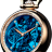 Jacob & Co Brilliant Watch Pendant Blue BS200.40.RD.QB.A