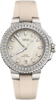 Oris Aquis With Date Marker Diamonds 01 733 7792 4956-07 4 19 61FC