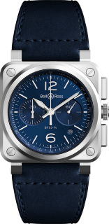 Bell & Ross Instruments BR 03-94 Blue Steel BR0394-BLU-ST/SCA