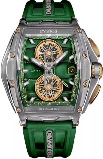 Cvstos Racing Chrono GMT Steel Green Dial B01110.4507001