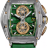 Cvstos Racing Chrono GMT Steel Green Dial B01110.4507001