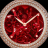 Jacob & Co Brilliant Watch Pendant Northern Lights Pave Red Mineral Crystal Dial BS231.40.RD.QR.A