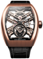 Franck Muller Mens Collection Vanguard Skeleton V 45 T SQT BR