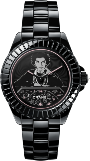 Chanel Mademoiselle J12 Blush Watch H10313