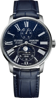 Ulysse Nardin Marine Torpilleur Moonphase Aventurine 1193-310LE-3A-AVE/1A