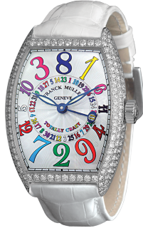 Franck Muller Color Dreams Cintree Curvex Ladies 7880 TT CH COL DRM D