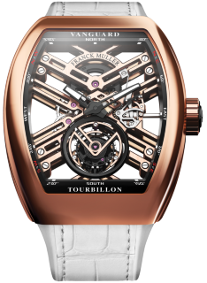 Franck Muller Mens Collection Vanguard Skeleton V 45 T SQT