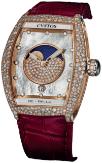 Cvstos Hour Minute Seconde Re-belle Moon 5N Red Gold Diamond Snow Setting D00109.3620001
