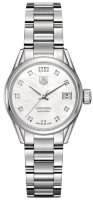 TAG Heuer Carrera Calibre 9 Automatic Watch Diamond Dial 28 mm WAR2414.BA0776