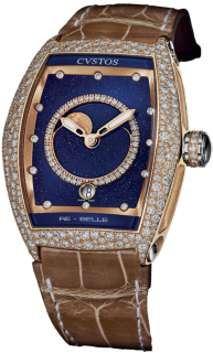 Cvstos Hour Minute Seconde Re-belle Moon 5N Red Gold Diamond Snow Setting D00109.3623001