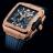 Hublot Shaped Square Bang Unico King Gold Blue 821.OX.5180.RX