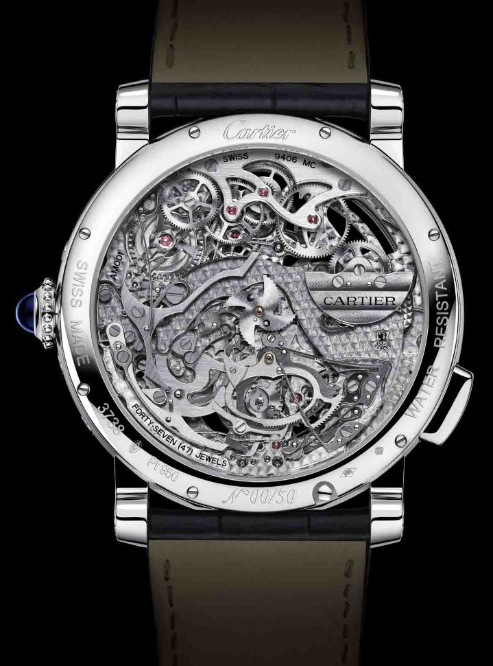 rotonde de cartier grande complication skeleton watch price