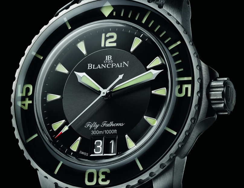 Часы Blancpain Fifty Fathoms Automatique Grande Date 5050 12B30