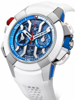 Jacob & Co Epic X Chrono Titanium Summer Edition Red And Blue Crowns EC313.20.AC.AA.ABRUA